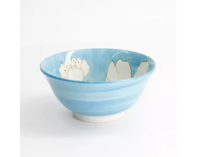 Tokyo Design Studio Sakura Blue Bowl 15x7cm 500ml 6pcs