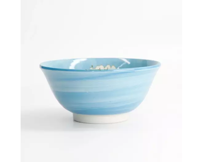 Tokyo Design Studio Sakura Blue Bowl 15x7cm 500ml 6pcs