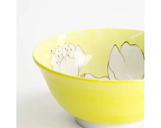 Tokyo Design Studio Sakura Yellow Bowl 15x7cm 500ml 6pcs