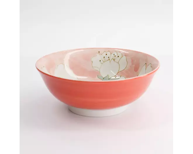 Tokyo Design Studio Sakura Pink Ramen Bowl 19.5x7.5cm 4pcs