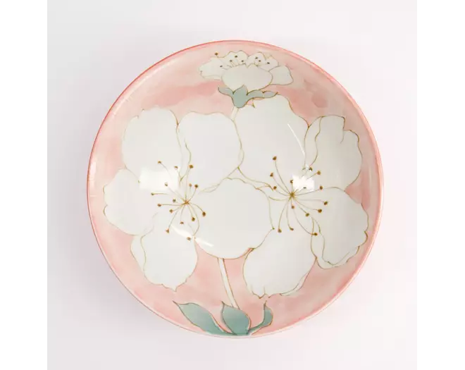 Tokyo Design Studio Sakura Pink Ramen Bowl 19.5x7.5cm 4pcs
