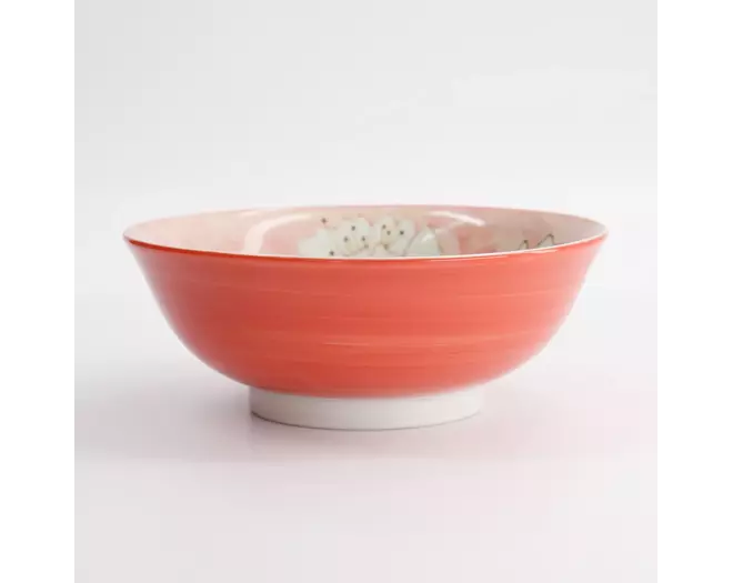 Tokyo Design Studio Sakura Pink Ramen Bowl 19.5x7.5cm 4pcs