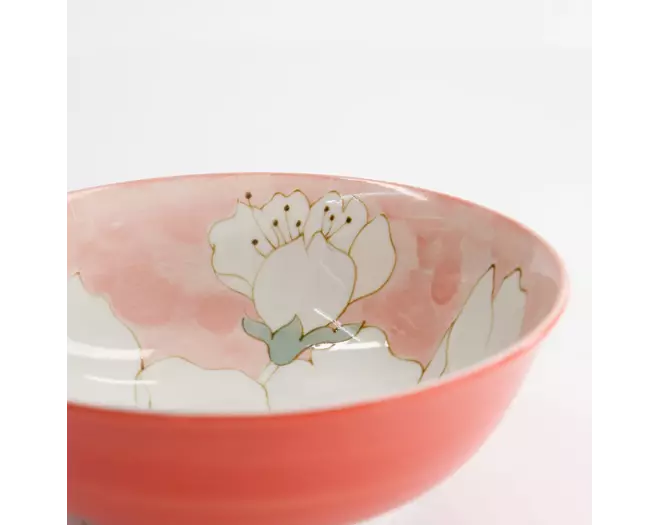 Tokyo Design Studio Sakura Pink Ramen Bowl 19.5x7.5cm 4pcs