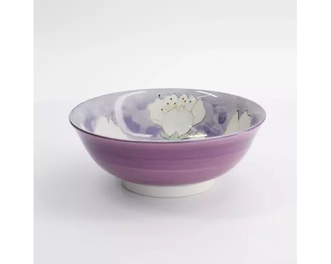 Tokyo Design Studio Sakura Purple Ramen Bowl 19.5x7.5cm 4pcs
