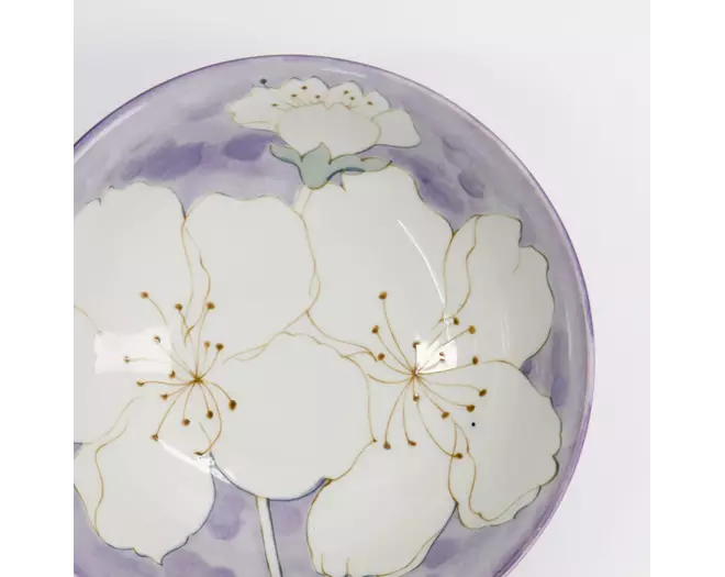 Tokyo Design Studio Sakura Purple Ramen Bowl 19.5x7.5cm 4pcs