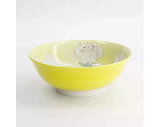 Tokyo Design Studio - Sakura Yellow Ramen Bowl 19.5x7.5cm 6pcs