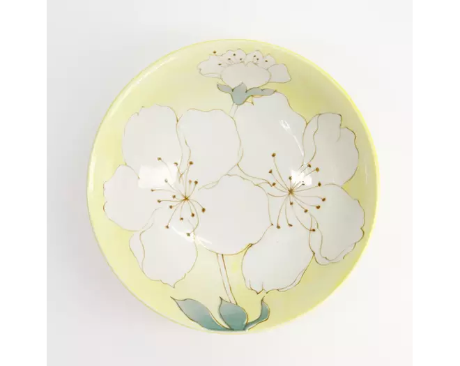Tokyo Design Studio - Sakura Yellow Ramen Bowl 19.5x7.5cm 6pcs