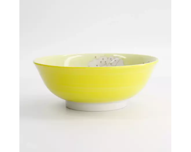 Tokyo Design Studio - Sakura Yellow Ramen Bowl 19.5x7.5cm 6pcs