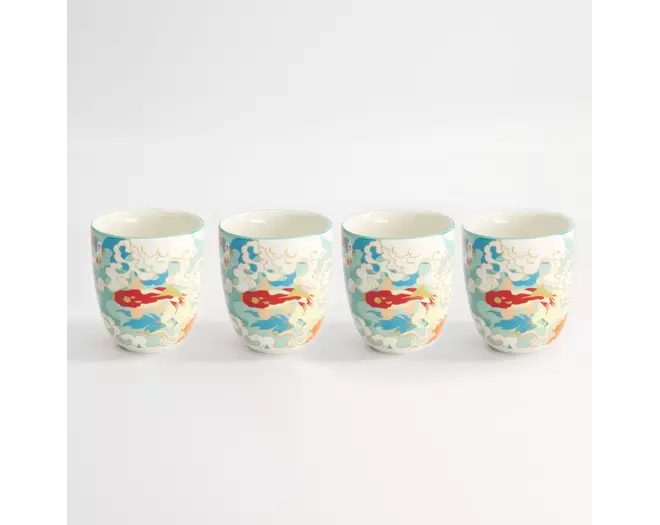 Tokyo Design Studio - Kawaii Goldfish Cup 4pcs. 7x8cm 170ml 1 set