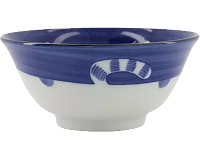 Tokyo Design Studio - Kawaii Bowl Lucky Cat Tayo Blue 500ml