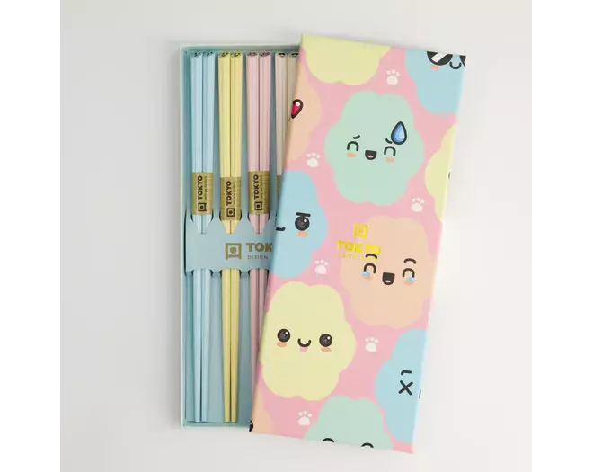 Tokyo Design Studio - Chopstick Giftset/5 Cloud Emoji 10 sets