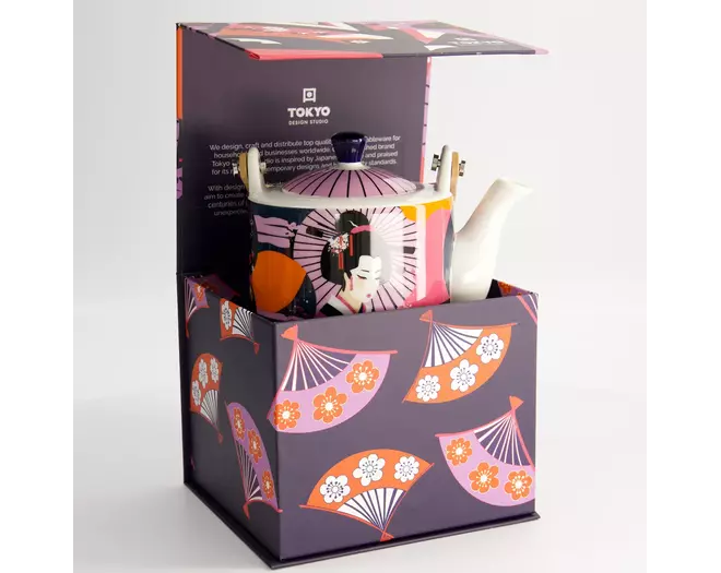 Tokyo Design Studio - Kawaii Maiko Tea Pot Giftset 800ml 1pc