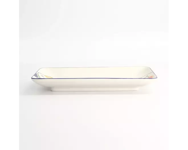 Tokyo Design Studio - Kawaii Lucky Cat Sushi Plate 21x13.5cm White 6pcs