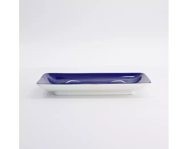 Tokyo Design Studio - Kawaii Lucky Cat Sushi Plate 21x13.5cm Blue 6pcs
