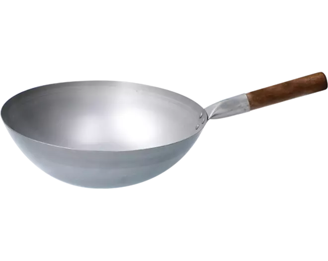 London Wok - Commercial Wok Round Bottom Extra Deep 33cm
