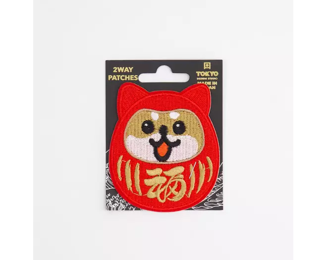 Tokyo Design Studio - Patch 2Way Daruma Shiba-Dog 1pc