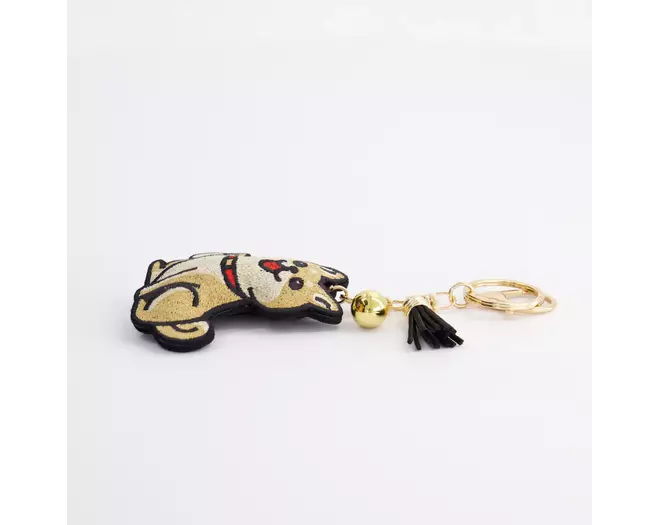 Tokyo Design Studio - Patch Keychain Shiba-Dog 1pc