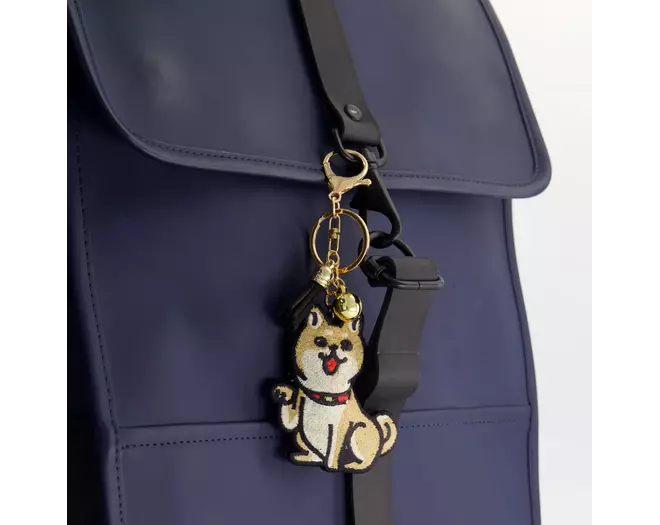 Tokyo Design Studio - Patch Keychain Shiba-Dog 1pc