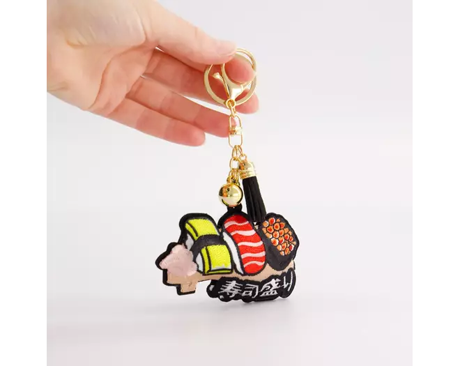 Tokyo Design Studio - Patch Keychain Sushi  1pc