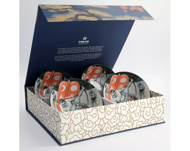 Tokyo Design Studio - Asakusa 4pcs Giftset 14.8x7cm Sumo 550ml 1 set