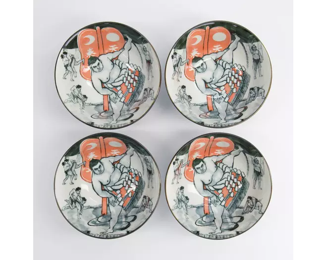 Tokyo Design Studio - Asakusa 4pcs Giftset 14.8x7cm Sumo 550ml 1 set
