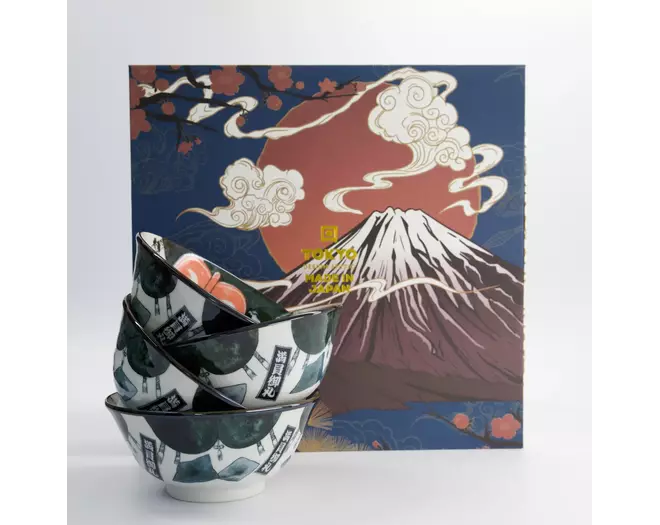 Tokyo Design Studio - Asakusa 4pcs Giftset 14.8x7cm Sumo 550ml 1 set