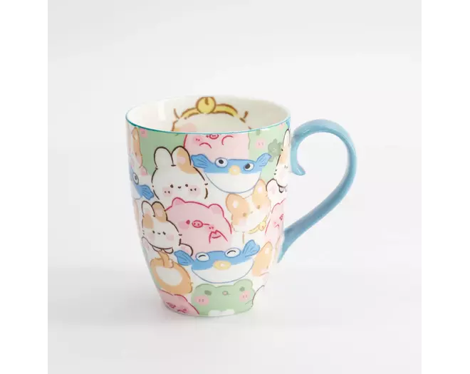 Tokyo Design Studio - Kawaii Animals Mug W/Giftbox 8.5x10.2cm 340ml 6pcs