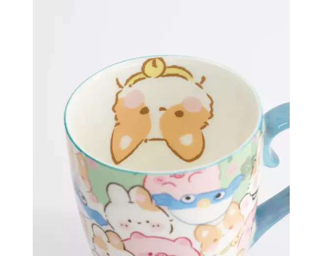 Tokyo Design Studio - Kawaii Animals Mug W/Giftbox 8.5x10.2cm 340ml 6pcs