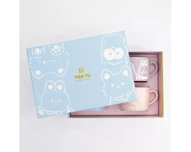 Tokyo Design Studio - Kawaii Animals Mug 4pcs Giftset 8x6cm 2 sets
