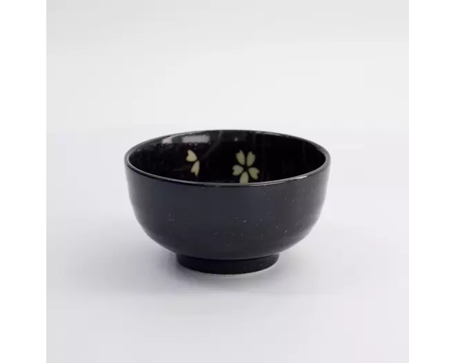 Tokyo Design Studio - Sakura Bowl 12.5x7cm Black 450ml 6pcs