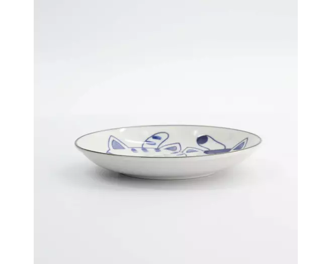 Tokyo Design Studio - Kawaii Round Plate Cat Neko 16.7x2.8cm G 6pcs