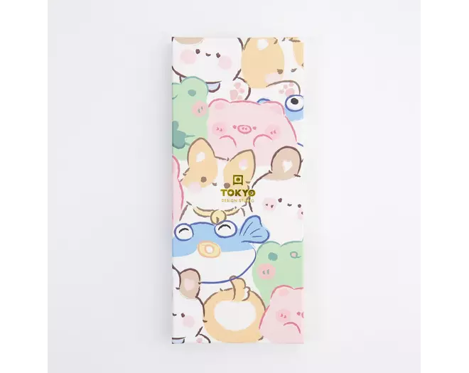 Tokyo Design Studio - Chopstick Giftset Chopstick and Rest/4 Kawaii Animals 10 sets