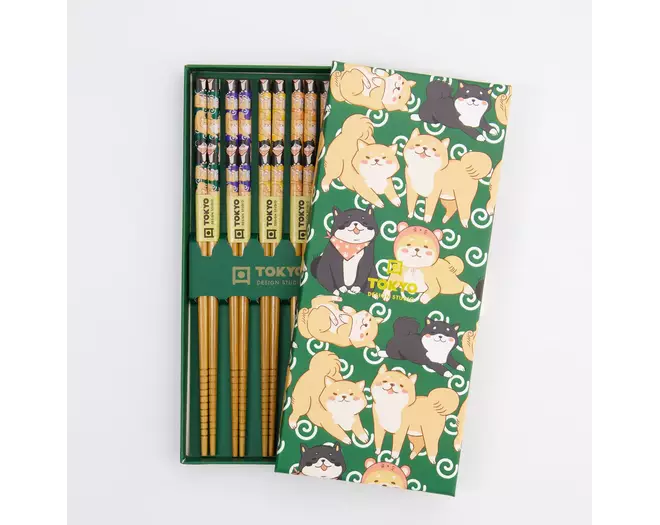 Tokyo Design Studio - Chopstick Giftset/5 Shiba 10 sets