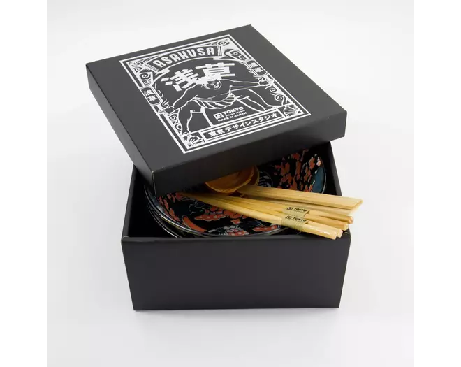 Tokyo Design Studio - Asakusa 6pcs. Ramen Giftset 20.5x8cm 1250ml. B  1 set