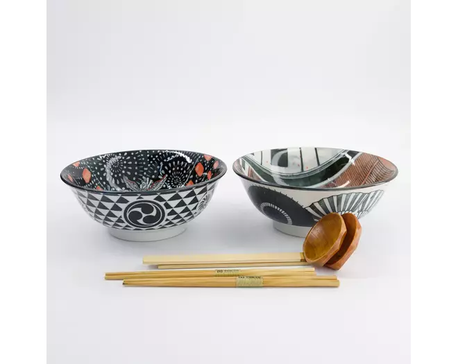 Tokyo Design Studio - Asakusa 6pcs. Ramen Giftset 20.5x8cm 1250ml C 1 set