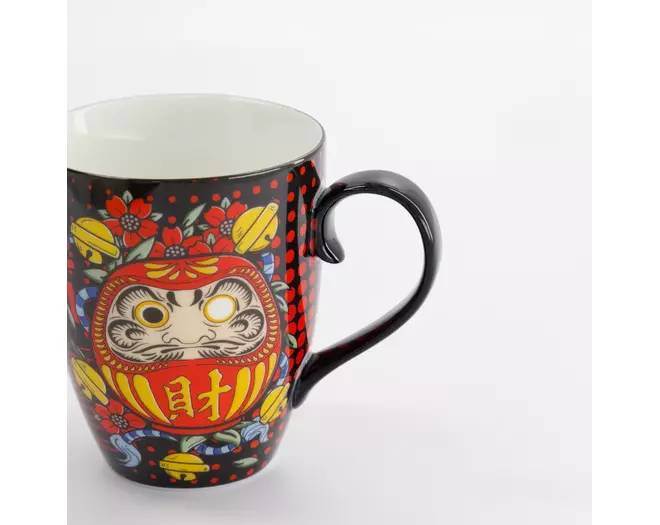 Tokyo Design Studio - Kawaii Daruma Mug W/Giftbox 8.5x10.2cm 340ml 6pcs