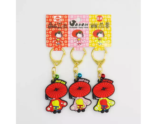 Tokyo Design Studio - Keychain Japan Geisha 3pcs 5 sets