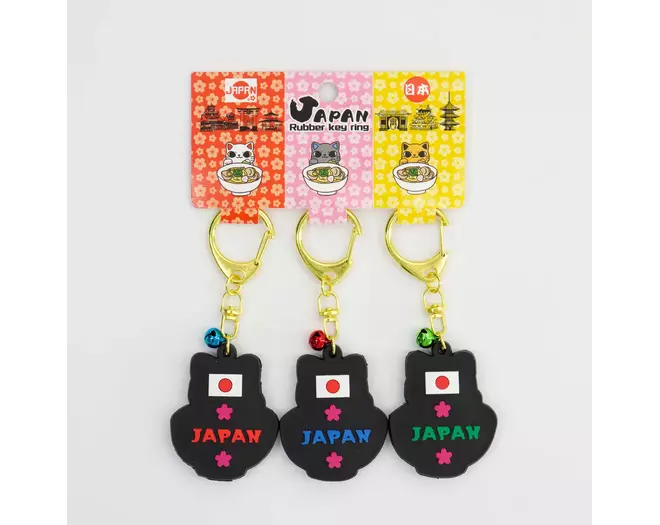 Tokyo Design Studio - Keychain Japan Cat Ramen 3pcs 5 sets