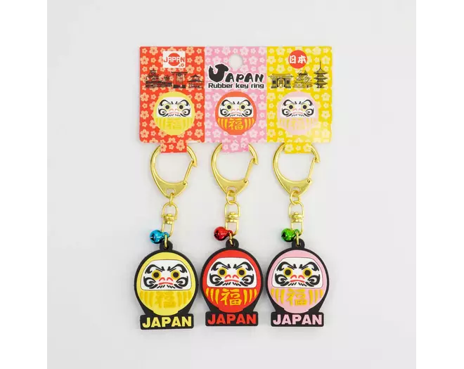 Tokyo Design Studio - Keychain Japan Daruma 3pcs 5 sets