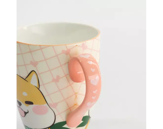 Tokyo Design Studio - Kawaii Shiba Mug W/Giftbox 8.5x10.2cm Pink 340ml 6pcs