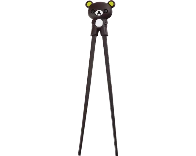 Tokyo Design Studio - Children Chopsticks Bear Dark Brown 22cm
