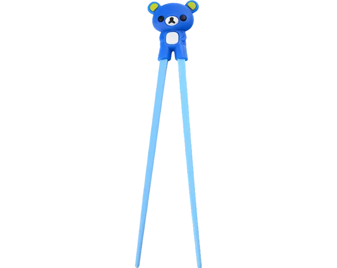 Tokyo Design Studio - Children Chopsticks Bear Blue 22cm