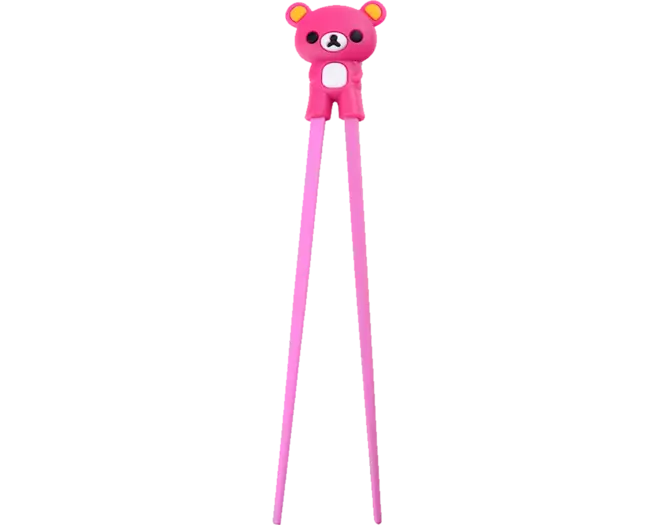 Tokyo Design Studio - Children Chopsticks Bear Pink 22cm