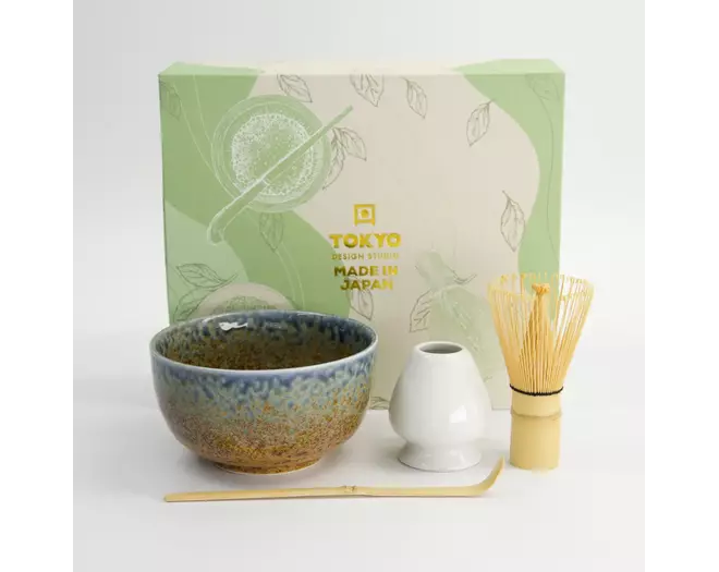 Tokyo Design Studio - Matcha Giftset Reef Blue 12.7x7cm 4pcs 1 set