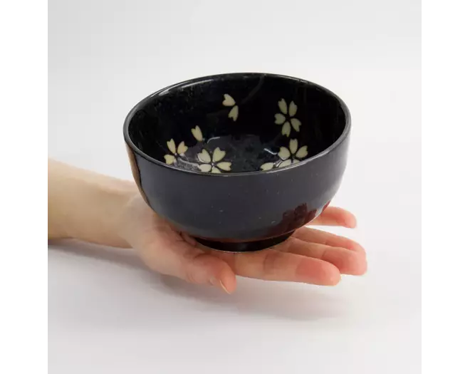 Tokyo Design Studio - Matcha Giftset Sakura Black 12.7x7cm 4pcs 1 set