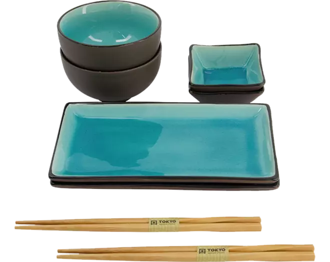 Tokyo Design Studio - Giftset Glassy Turquoise Blue
