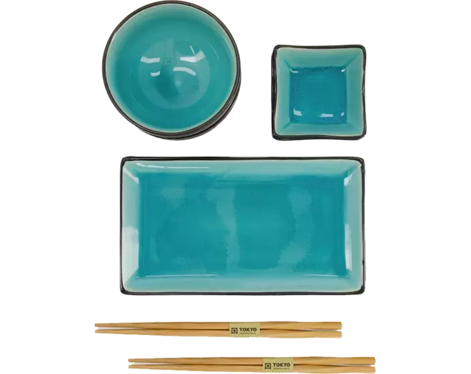 Tokyo Design Studio - Giftset Glassy Turquoise Blue