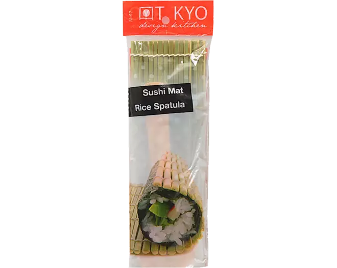 Tokyo Design Studio - Sushi Mat with Spoon Bamboo 24x24cm