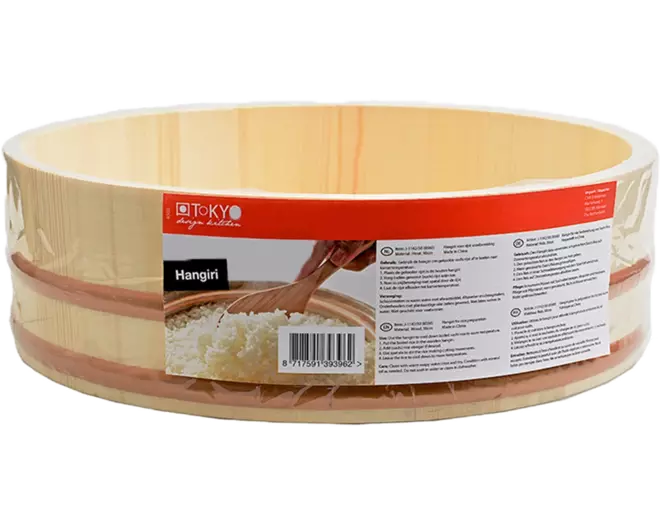 Tokyo Design Studio - Sushi Hangiri Wood 30x9.5cm