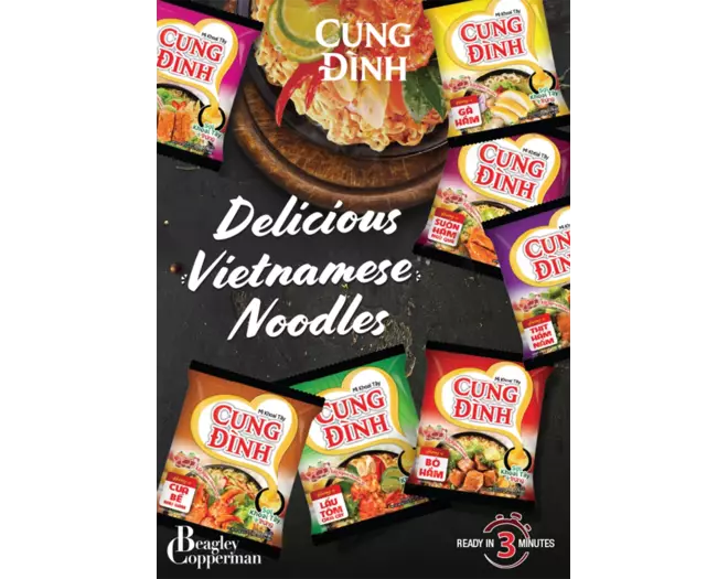 Poster - Cung Dình Instant Noodles Bag